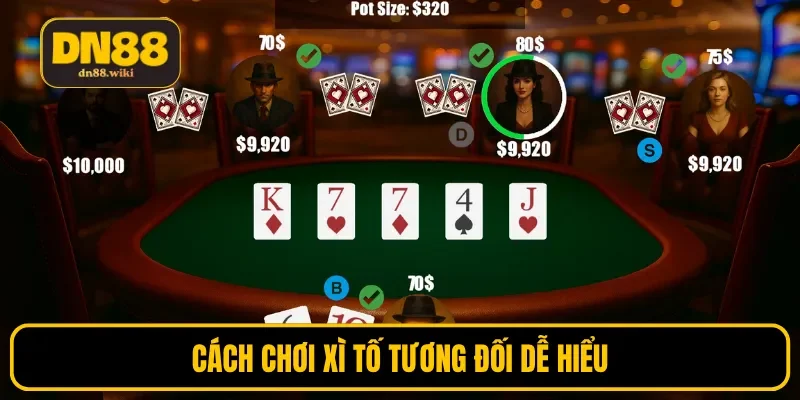 Cách chơi xì tố tương đối dễ hiểu