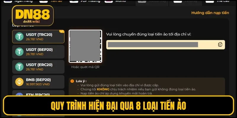 Quy trình hiện đại qua 8 loại tiền ảo