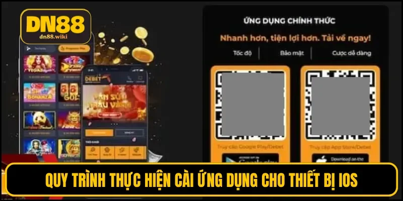 Quy trình thực hiện cài ứng dụng cho thiết bị iOS