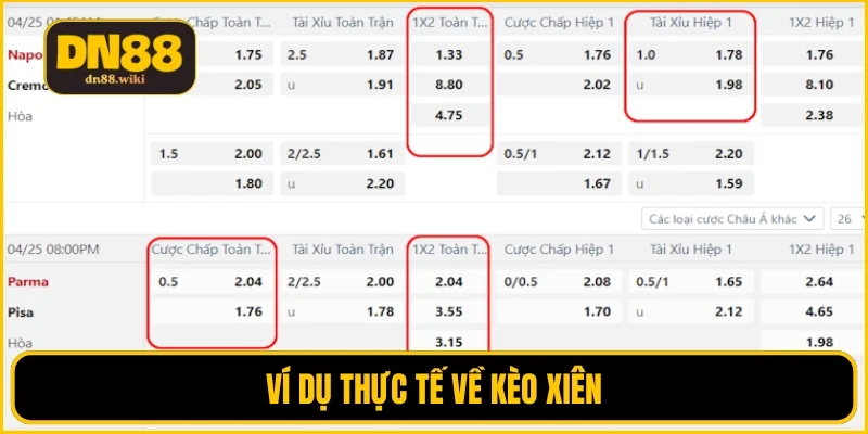 Ví dụ dễ hiểu về cược xâu